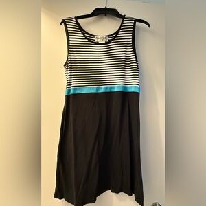 Ronni Nicole Monochrome Striped Dress